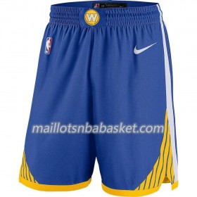 Golden State Warriors Homme Shorts Royal 2018-19 Nike Swingman
